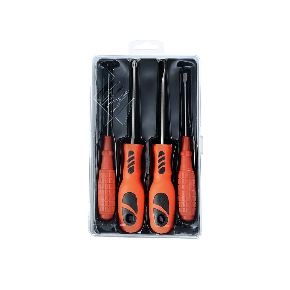 Kit Ferramentas Personalizado 4 Peças em Estojo Plástico com Trava de Segurança