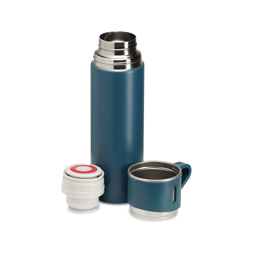 Kit Garrafa Térmica  Personalizado 450 ml com 2 Xícaras e Embalagem