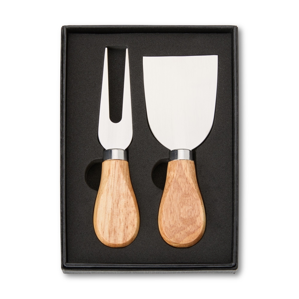 Kit Queijo 2 Peças em Estojo Personalizado