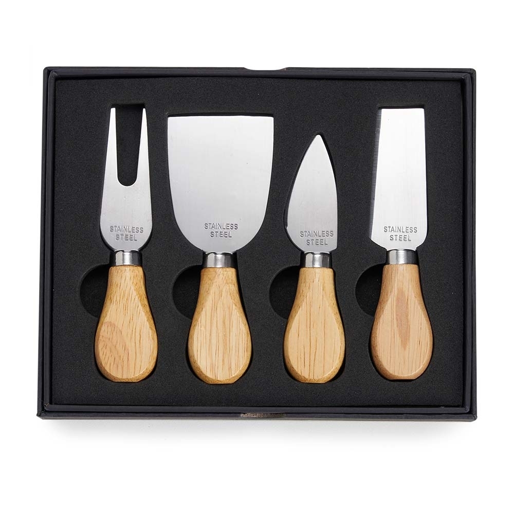 Kit Queijo 4 Peças em Estojo Personalizado