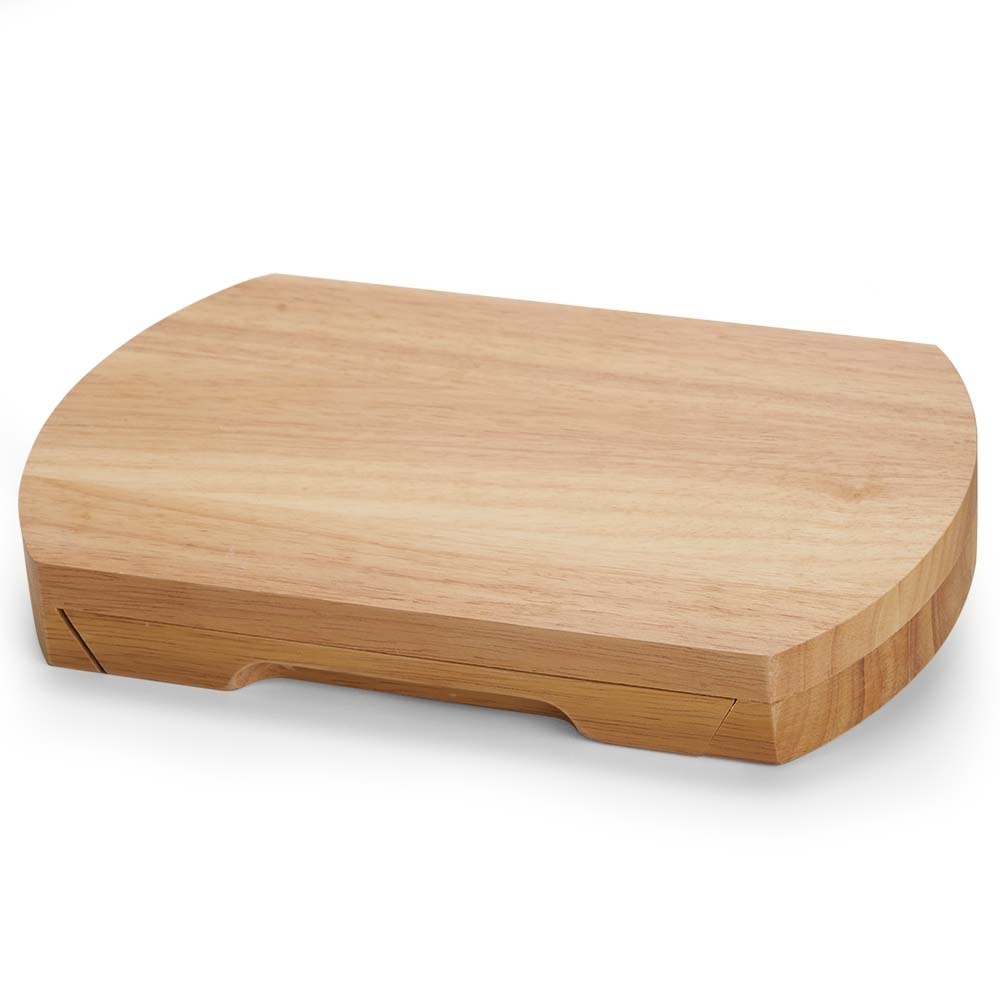 Kit Queijo 5 Peças com Tábua de Bambu Personalizado