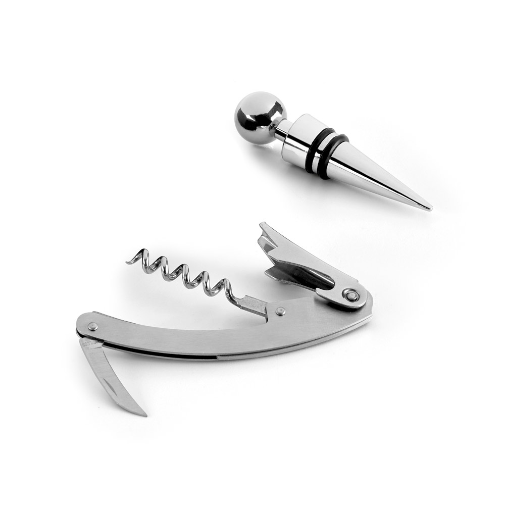 Kit Vinho em Zinco e Inox BARREL Personalizado