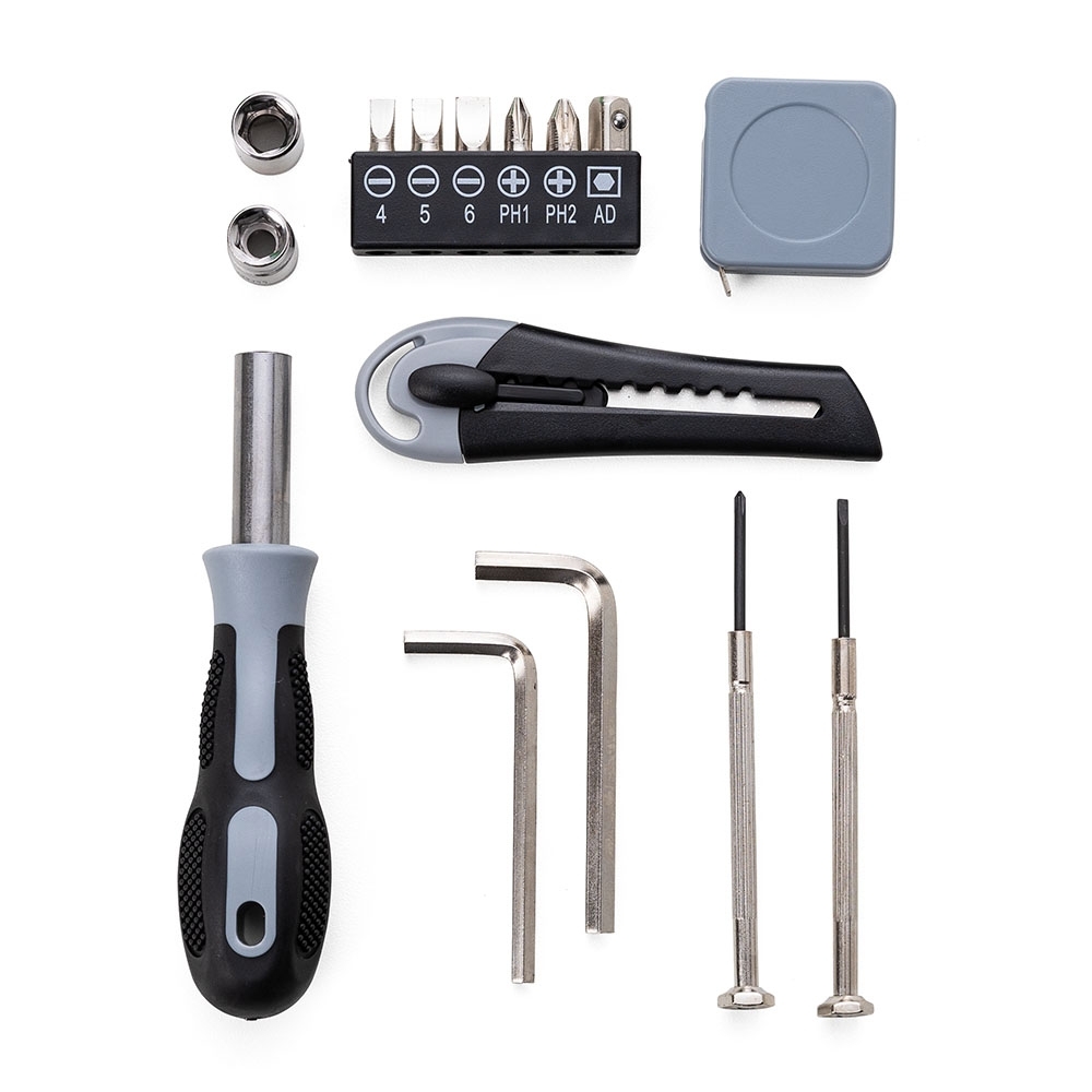 Lanterna LED Personalizada com Kit Ferramentas 15 Peças