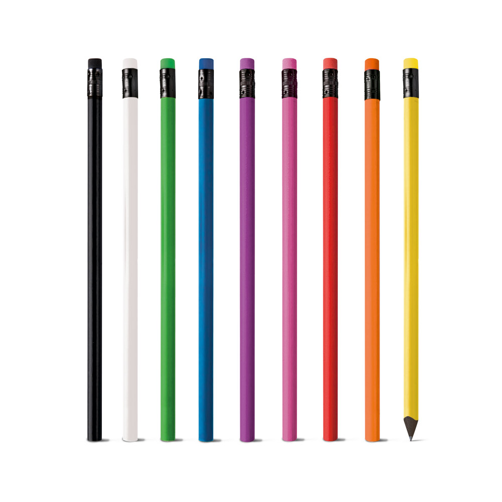Lápis em Resina Reciclada HB 19 cm com Borracha Personalizado