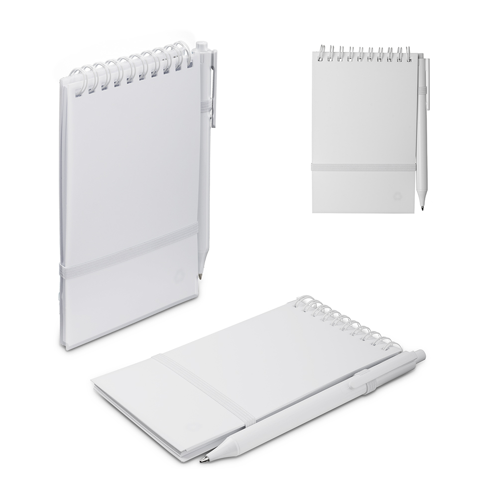 Mini Caderno 14 x 9 cm com Caneta e Wire-O Personalizado