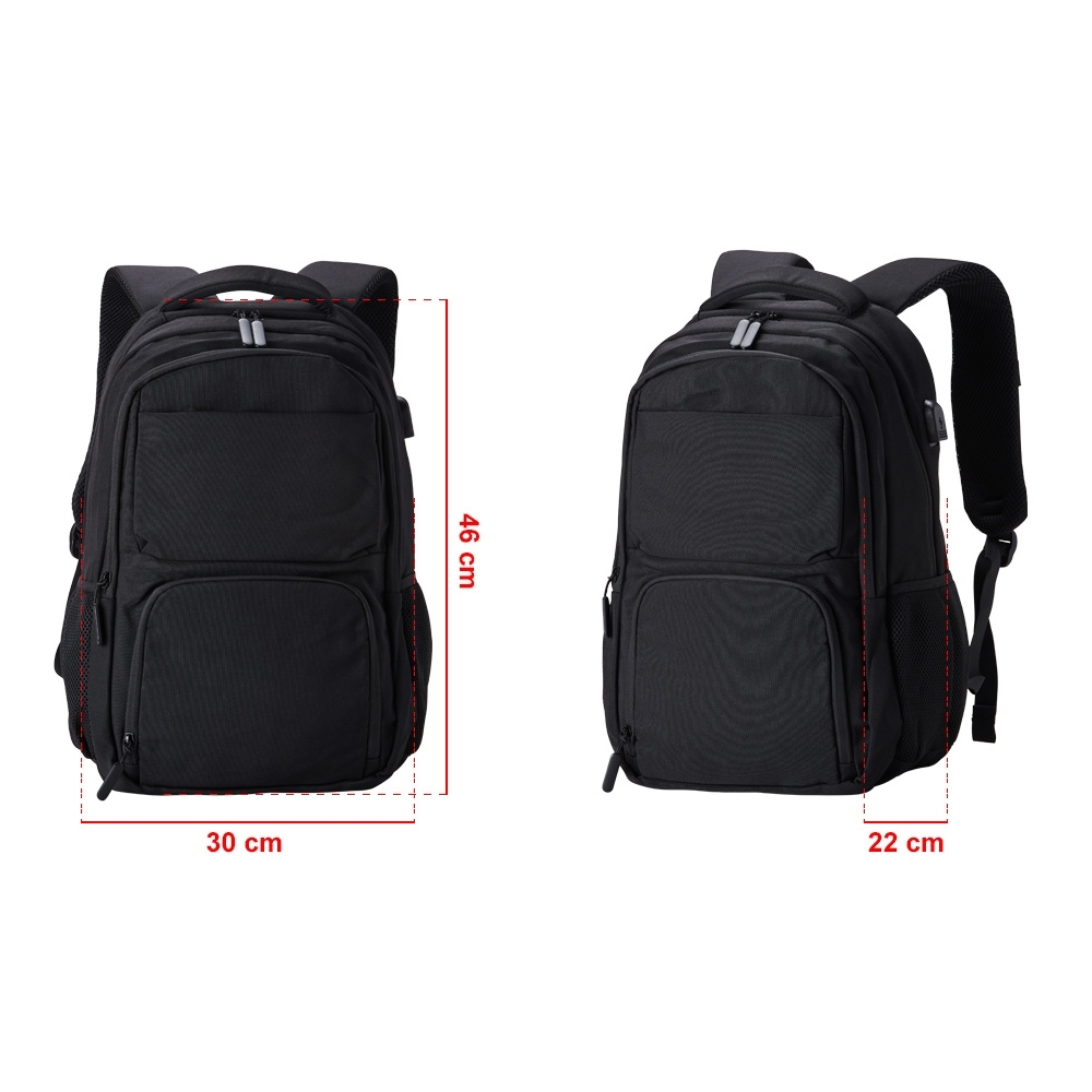 Mochila de Poliéster USB 28L