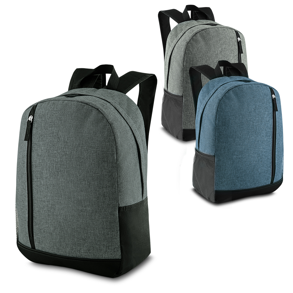 Mochila em Poliéster 600D Personalizada com Bolso Frontal e Lateral