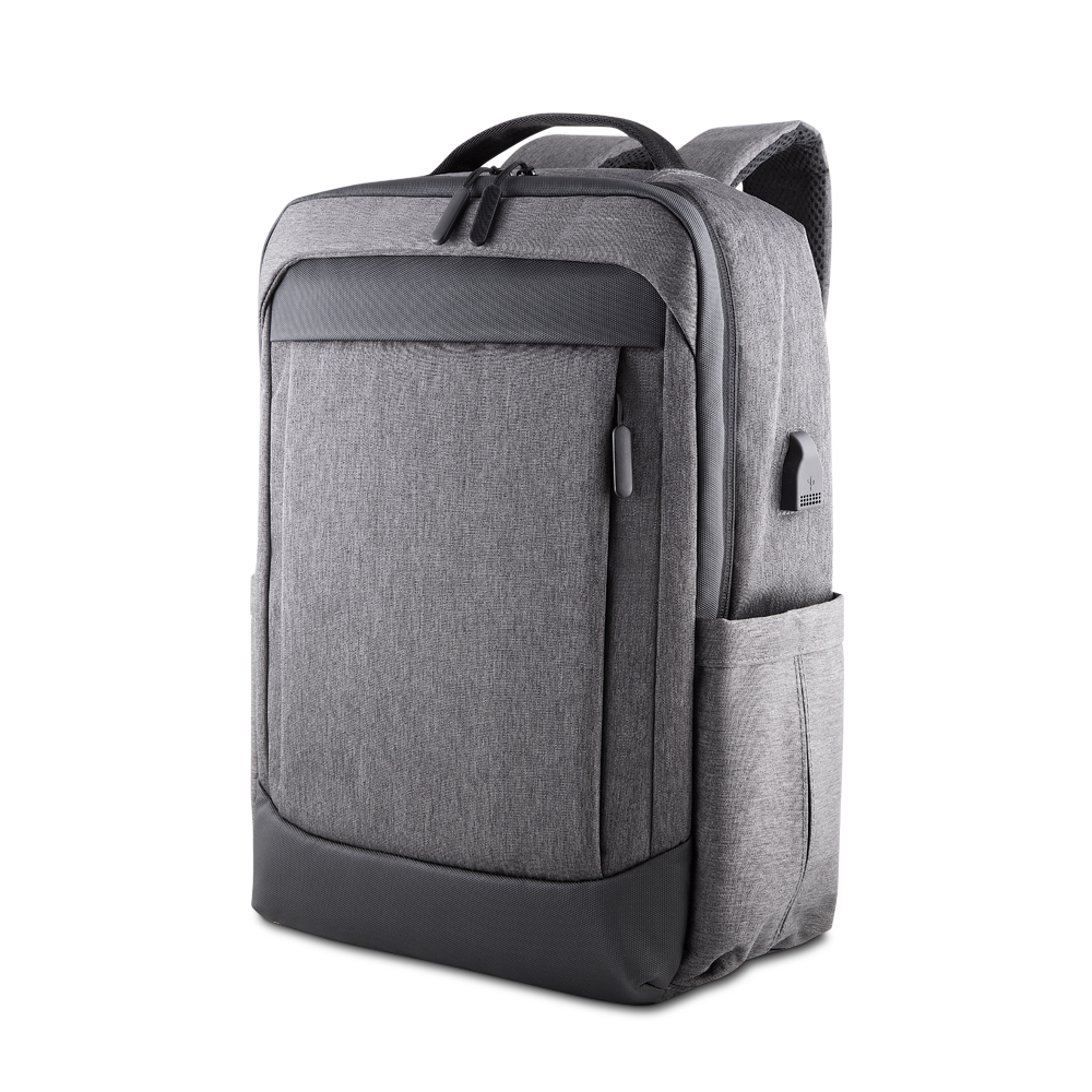 Mochila Executiva Personalizada 21L para Notebook 15,6" com USB em Oxford e PU
