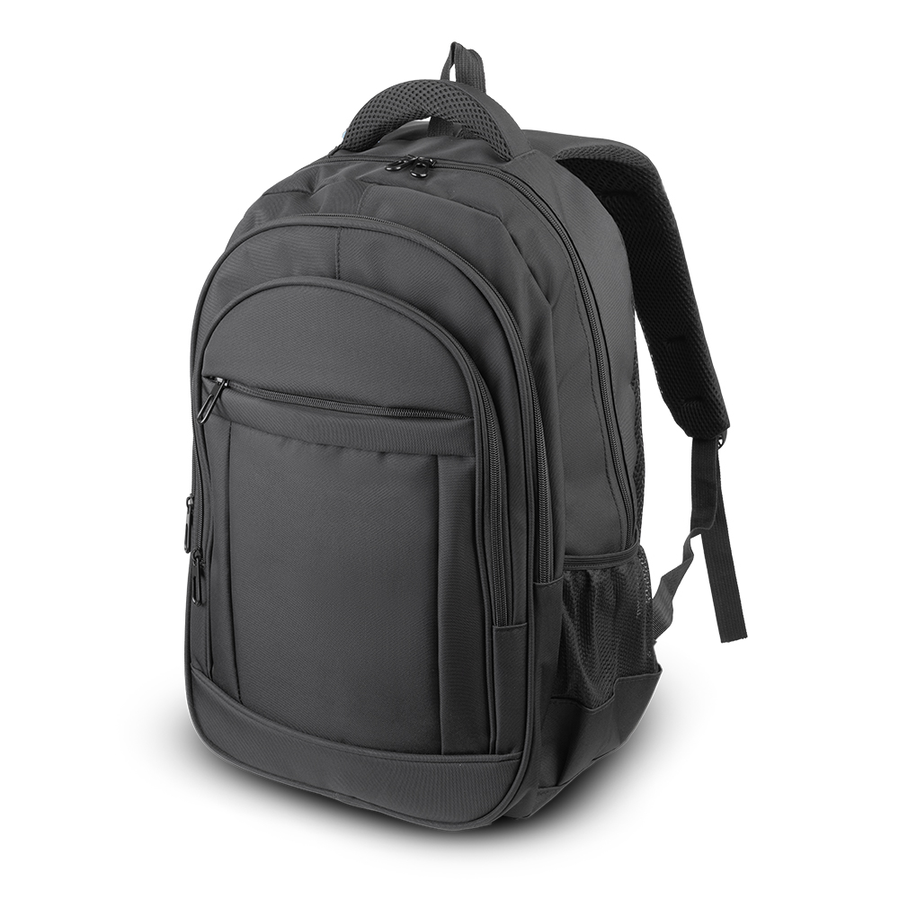 Mochila para Notebook 15,6” em Oxford 600D com 3 Bolsos Frontais