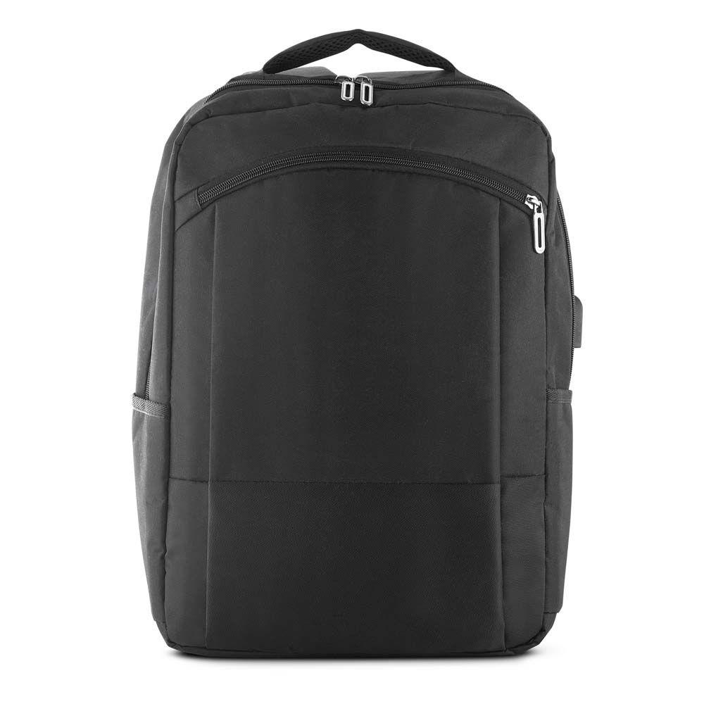 Mochila para Notebook 15,6” em Poliéster 500D com Entrada USB