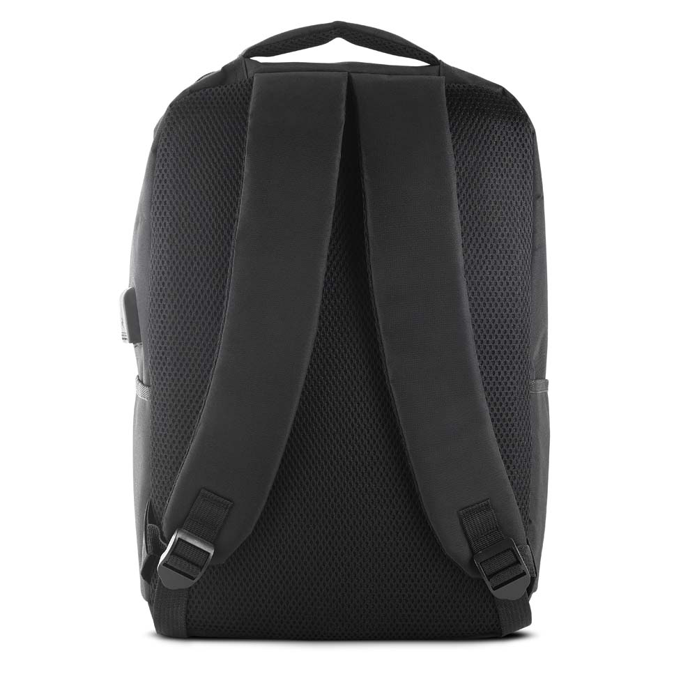 Mochila para Notebook 15,6” em Poliéster 500D com Entrada USB