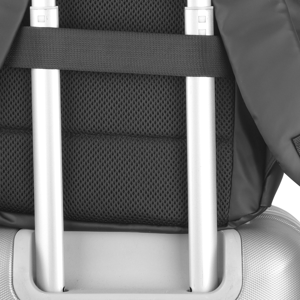 Mochila para Notebook 15,6” em PU com Engate Rápido e Design Executivo