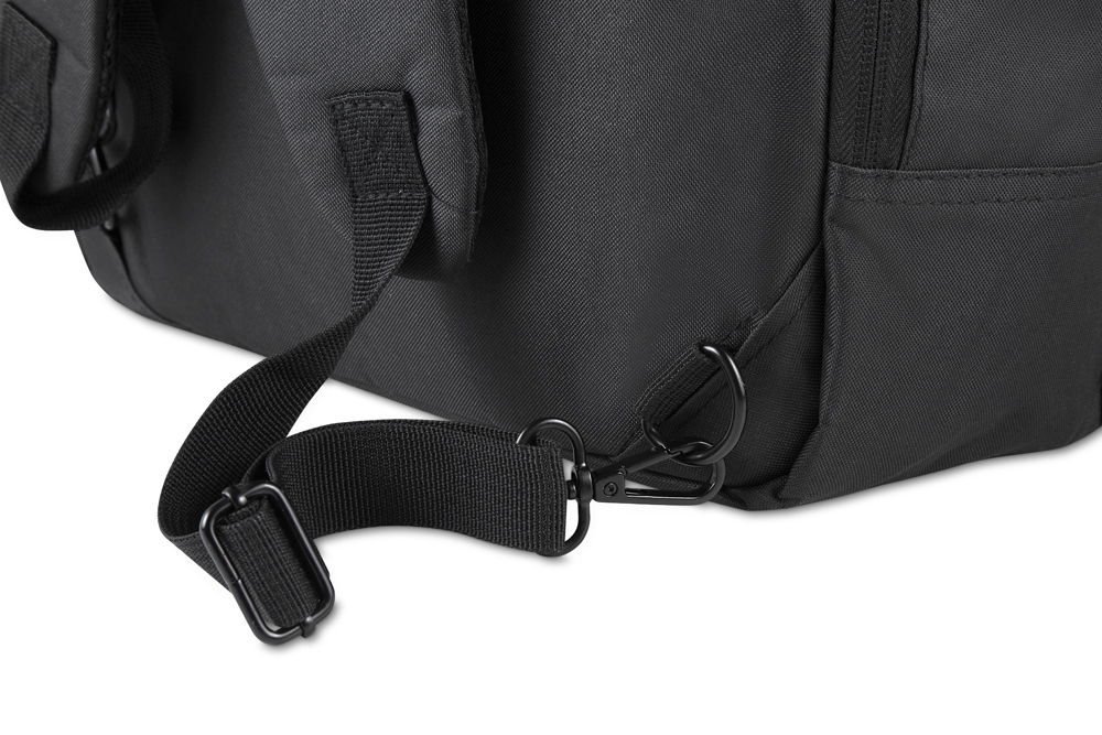 Mochila Pasta em Poliéster 300D com Detalhe em PU para Notebook 15,6”