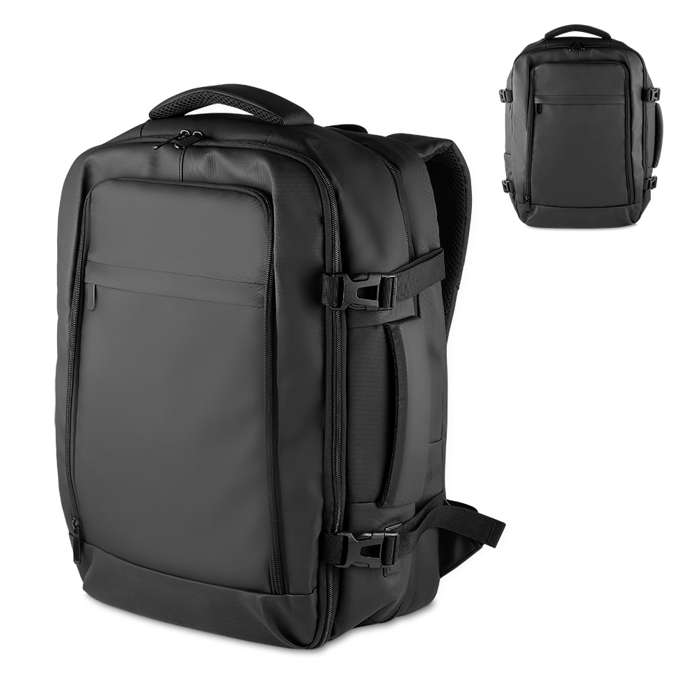 Mochila Premium 31L a 45L com Vácuo, USB e Tipo C para Notebook 15,6" em Poliéster 900D