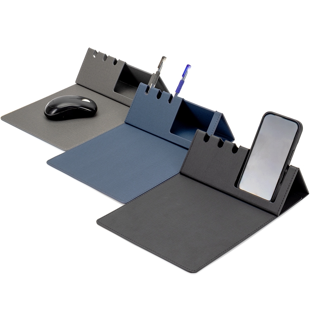 Mouse Pad Personalizado Dobrável com Suporte para Celular