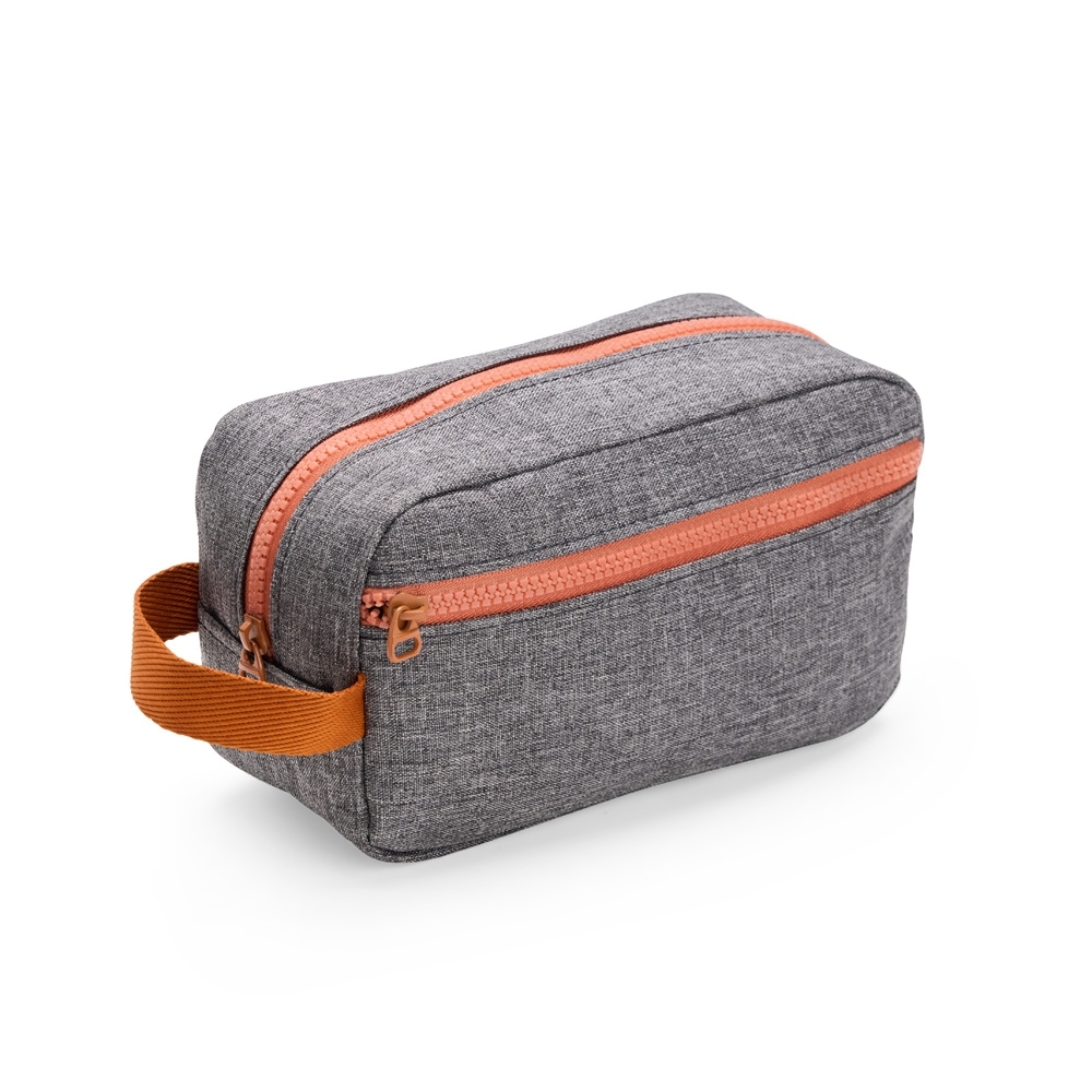 Nécessaire em Poliéster com Bolso Frontal Personalizada