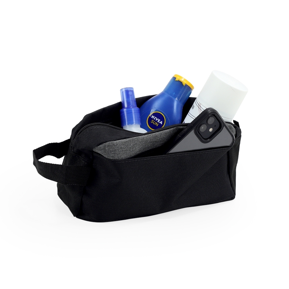 Nécessaire Funcional em Nylon Personalizada com Bolso Frontal