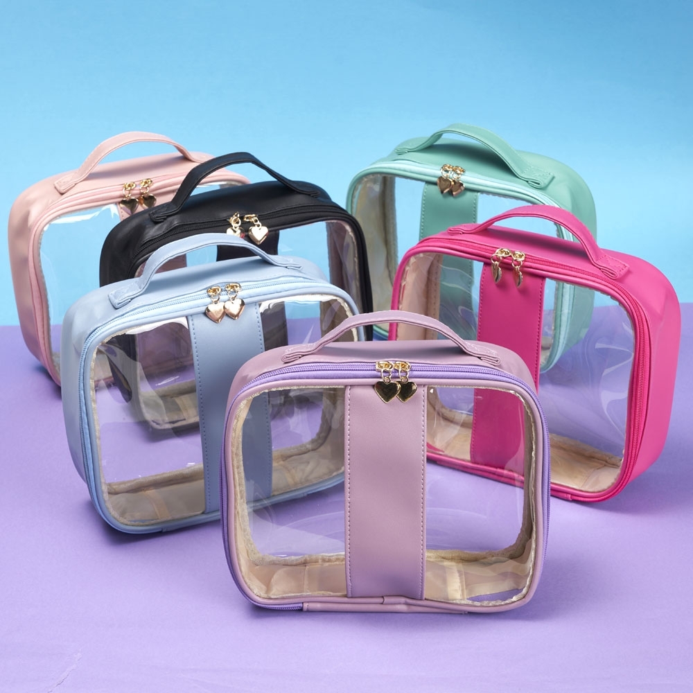 Nécessaire Impermeável PVC Coração Personalizado