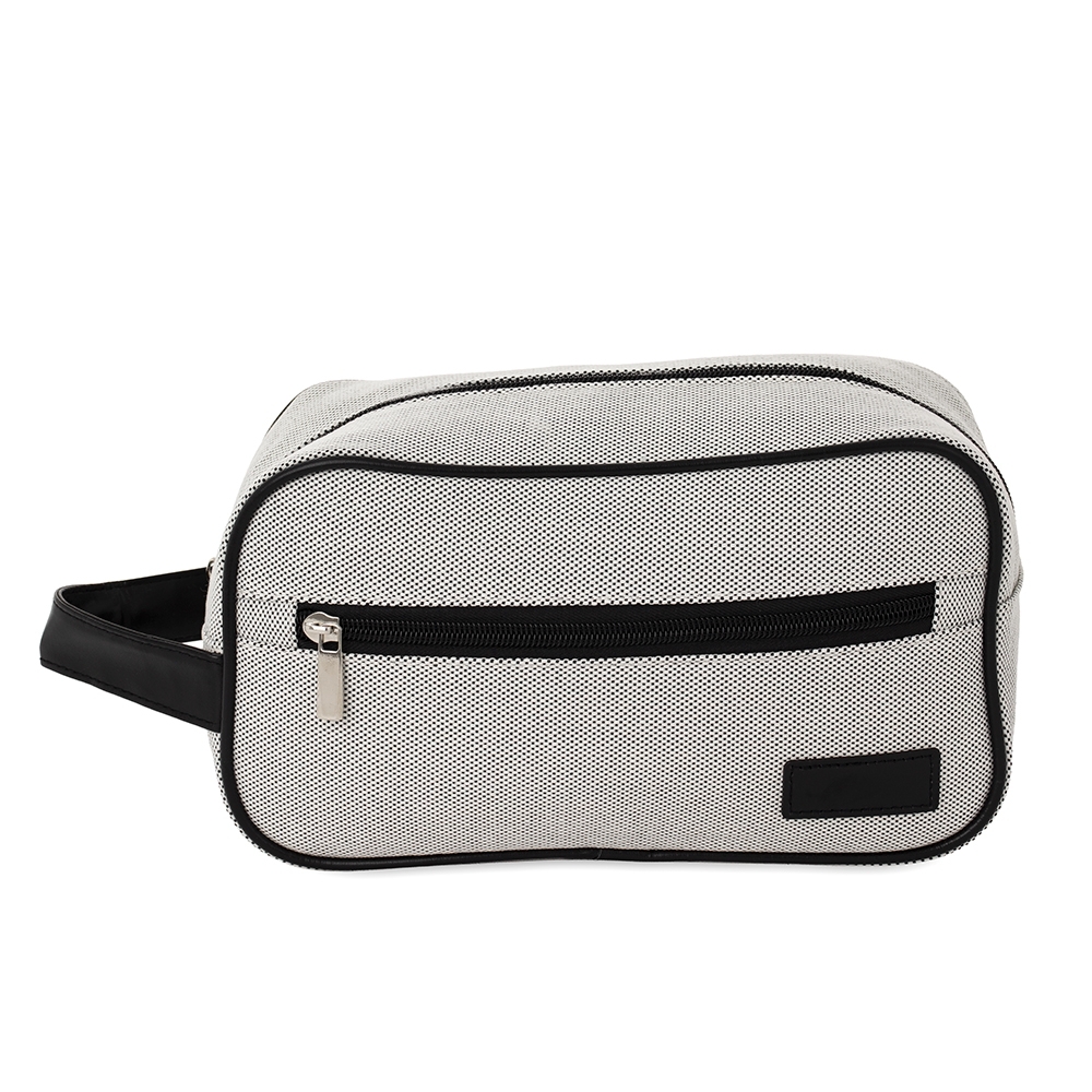 Nécessaire Personalizada em Lona com Zíper, Bolsos Internos e Alça Lateral