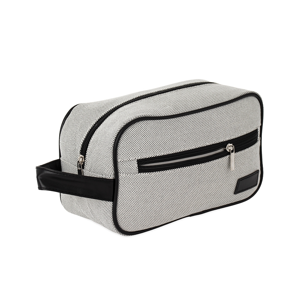 Nécessaire Personalizada em Lona com Zíper, Bolsos Internos e Alça Lateral