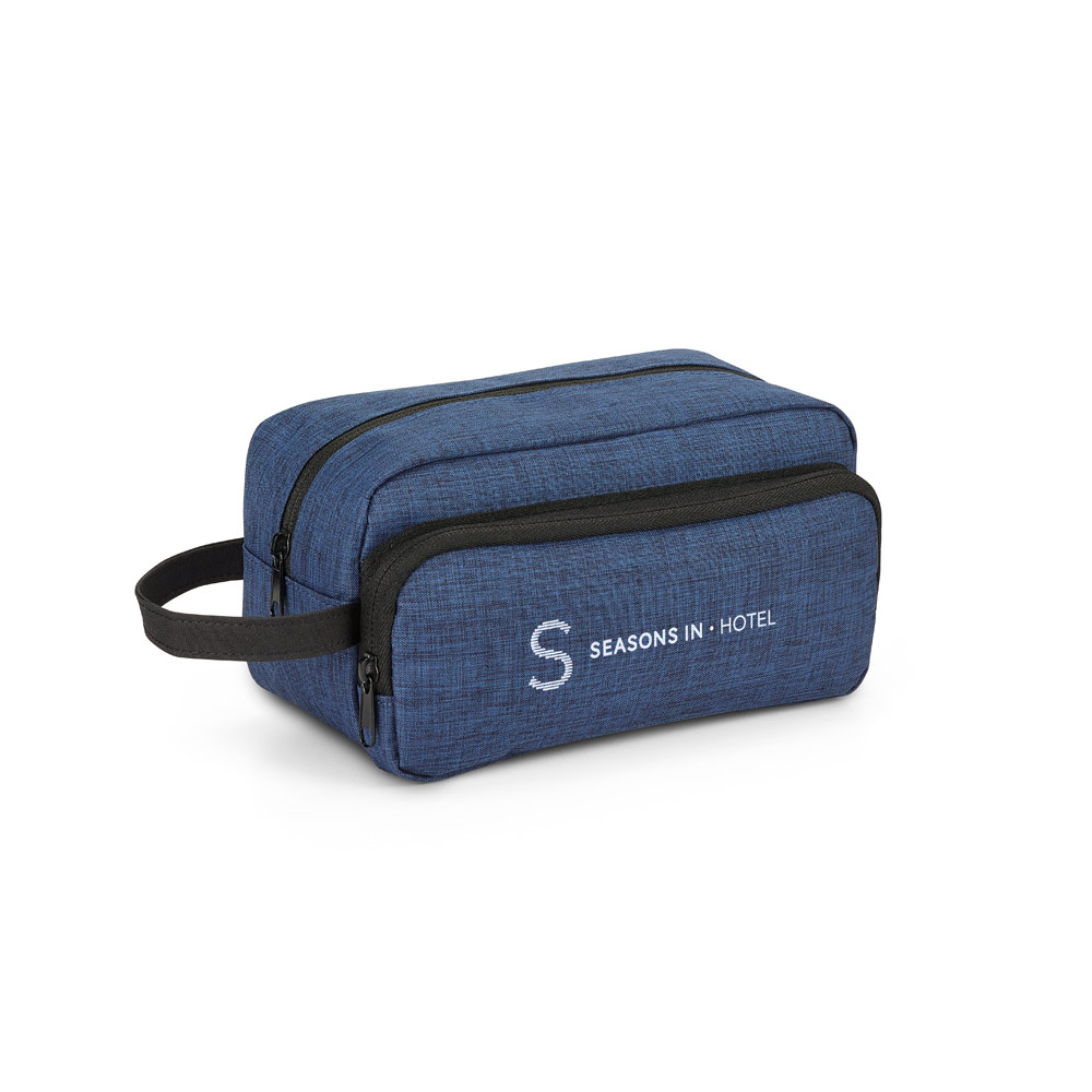 Necessaire Personalizada em Poliéster 300D com Bolso Frontal