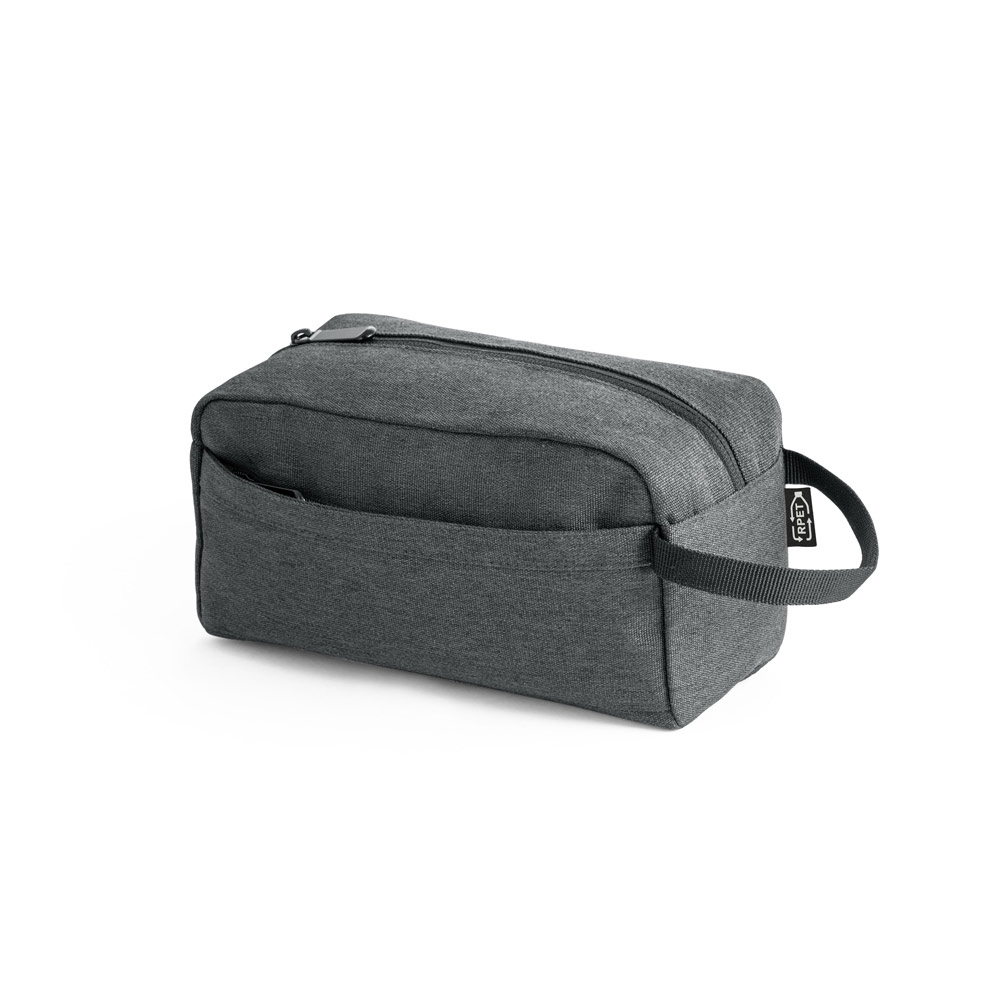 Necessaire  Personalizada em Poliéster Reciclado 600D com Bolso Frontal