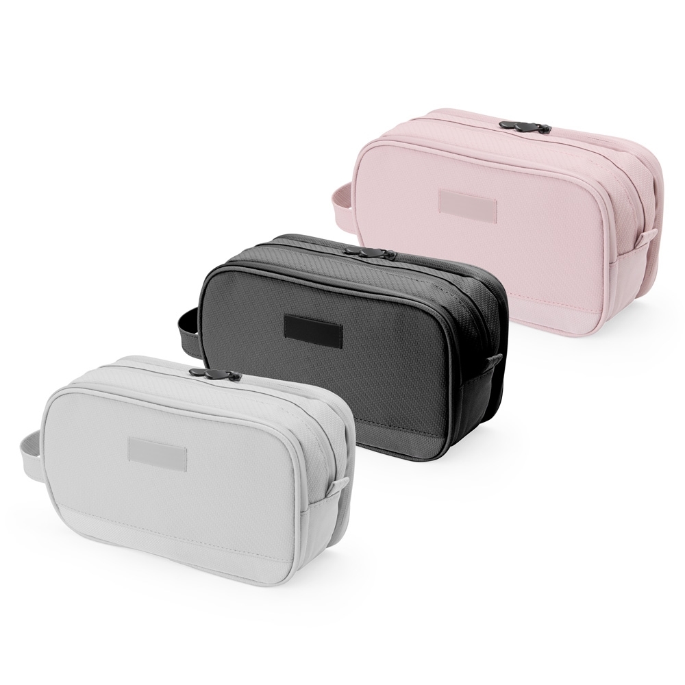 Nécessaire Poliéster PVC com 3 Compartimentos Personalizada