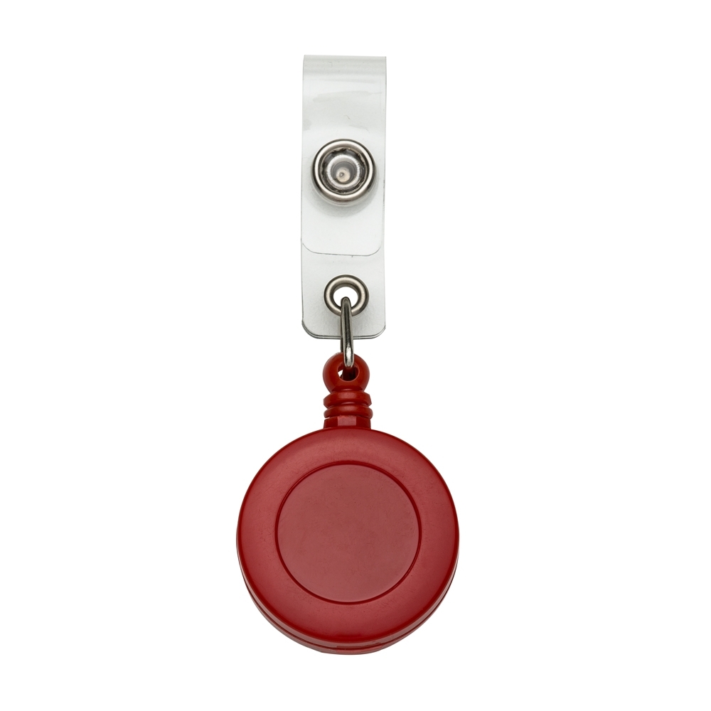 Porta Crachá Retrátil Personalizado com Roller Clip em Plástico