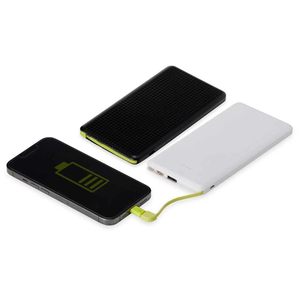 Carregador Portátil Personalizado 10.000mAh com Indicador LED e Adaptadores