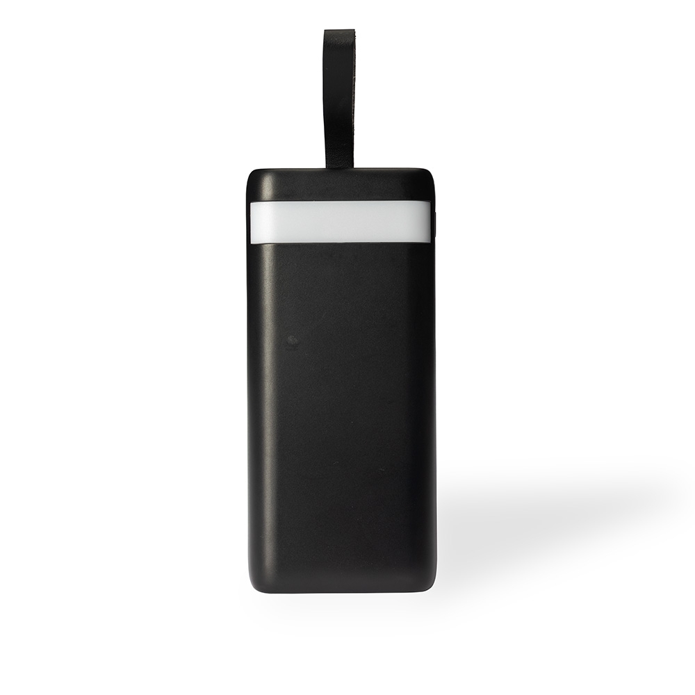 Power Bank Personalizado 20.000mAh com Display LED, Lanterna e Cabos Integrados