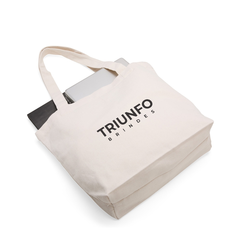 Sacola de Lona 32 x 43 cm Resistente à Água com Alças Personalizada