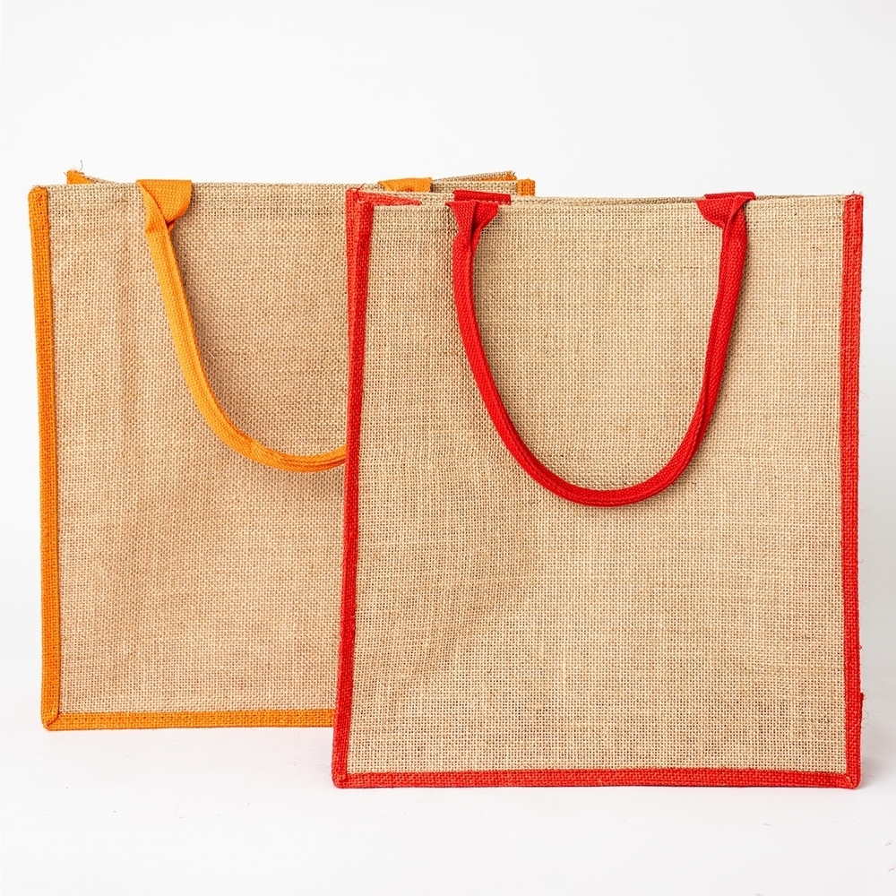 Sacola Ecológica de Juta 39 x 35 cm com Alças Internas Personalizada
