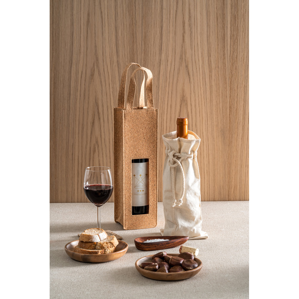 Sacola para Garrafa em Algodão JEROME Personalizada