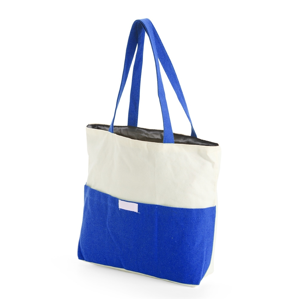 Sacola de Lona Personalizada  30 x 39 cm 356 g/m² com Bolso Frontal