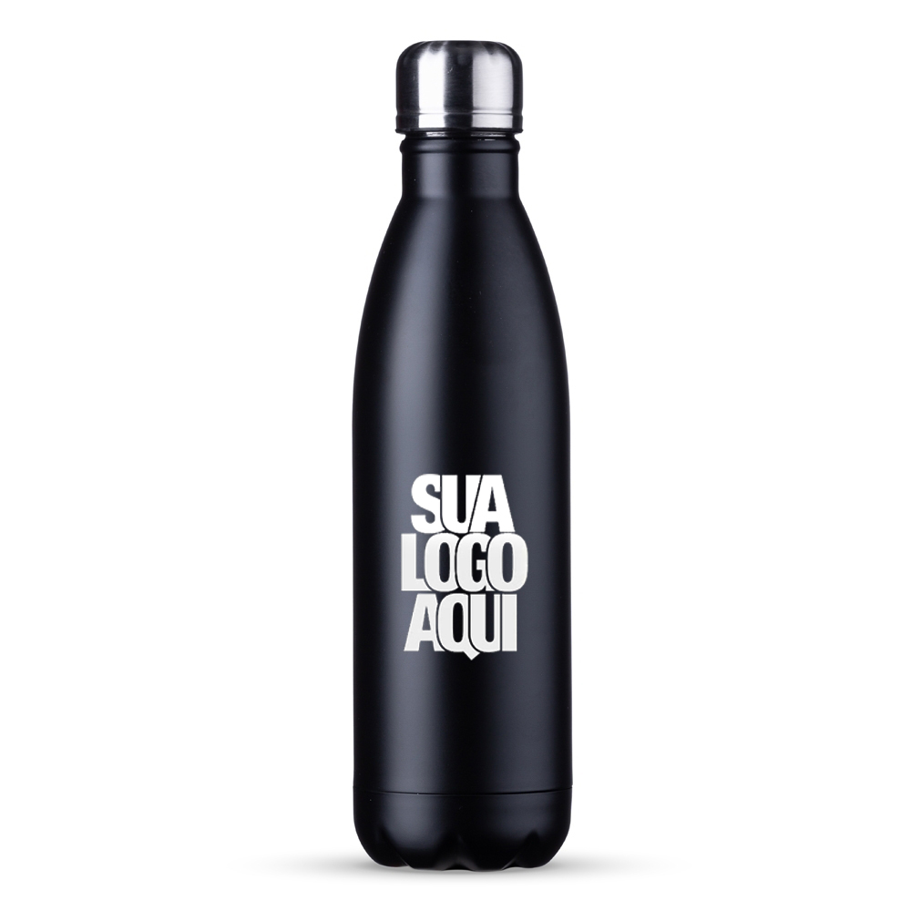 Squeeze  Inox 750ml Personalizado com Acabamento Fosco