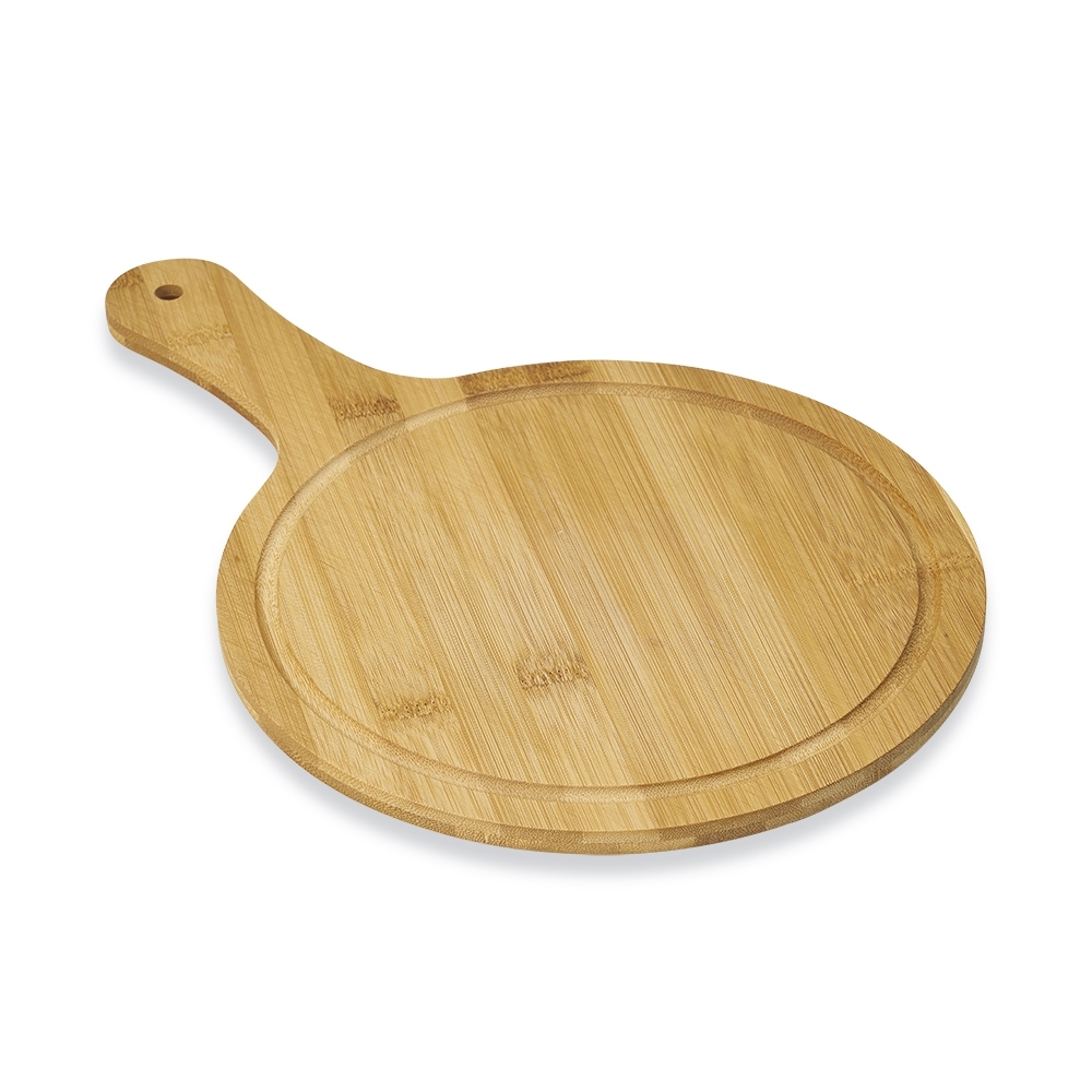 Tábua de Bambu com Canaleta e Cabo Personalizada