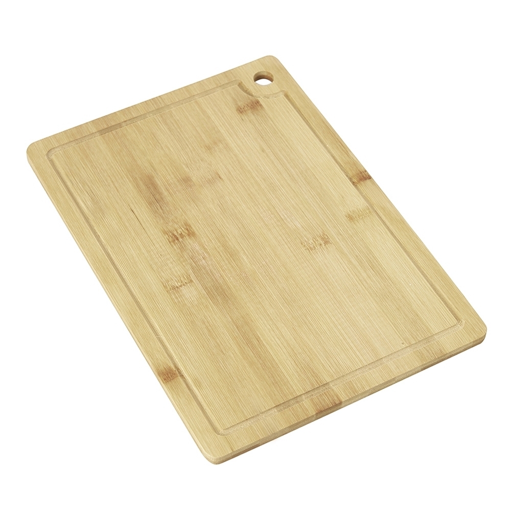 Tábua  Personalizada para brinde de Corte em Bambu com Canaleta e Gancho